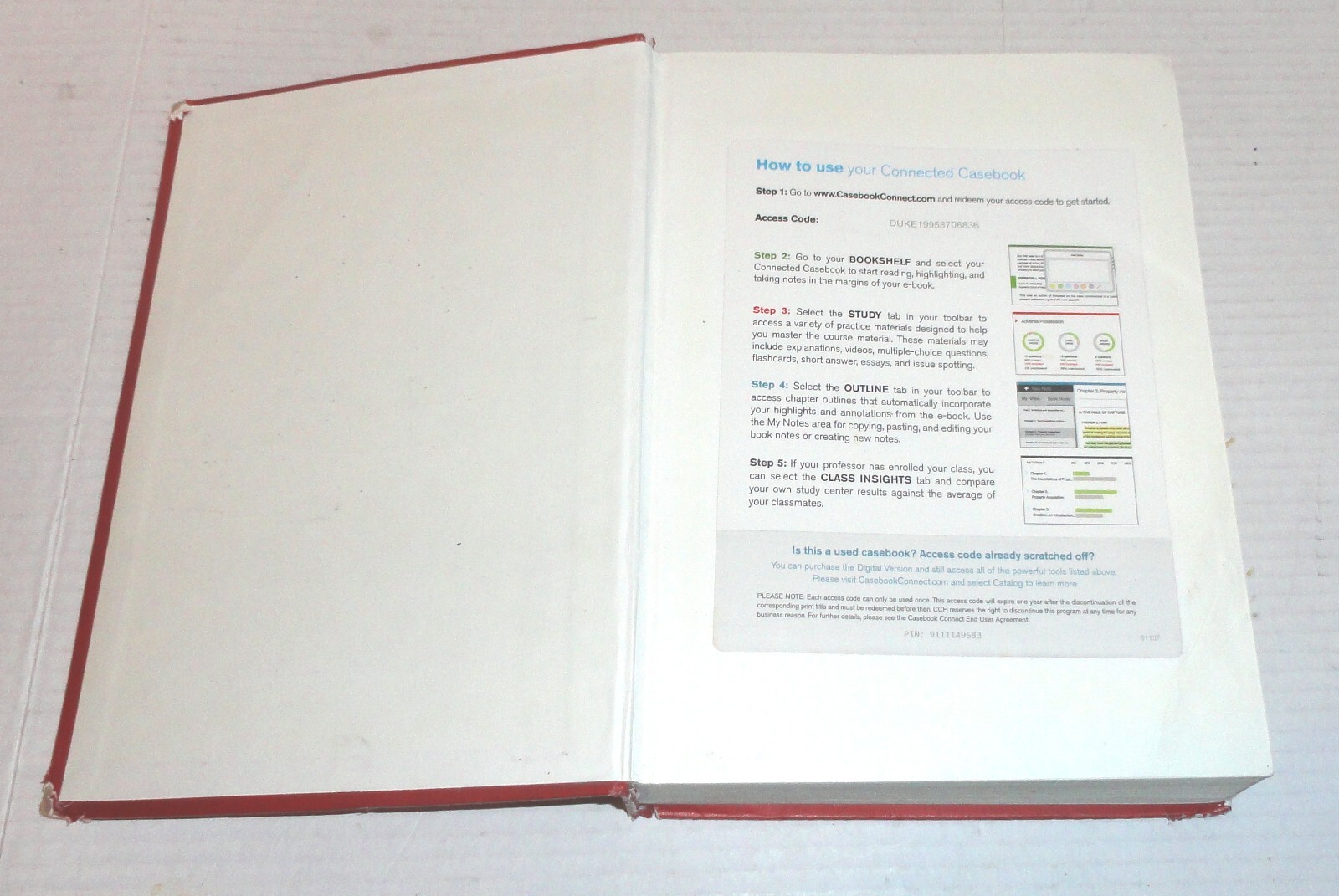 Property Aspen Casebook Series 9th Edition Hardcover Textbook PLEASE READ
