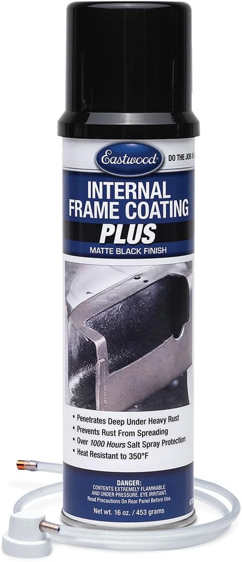 Eastwood Internal Frame Coating Plus Aerosol 16oz Matte Black Rust Prevention