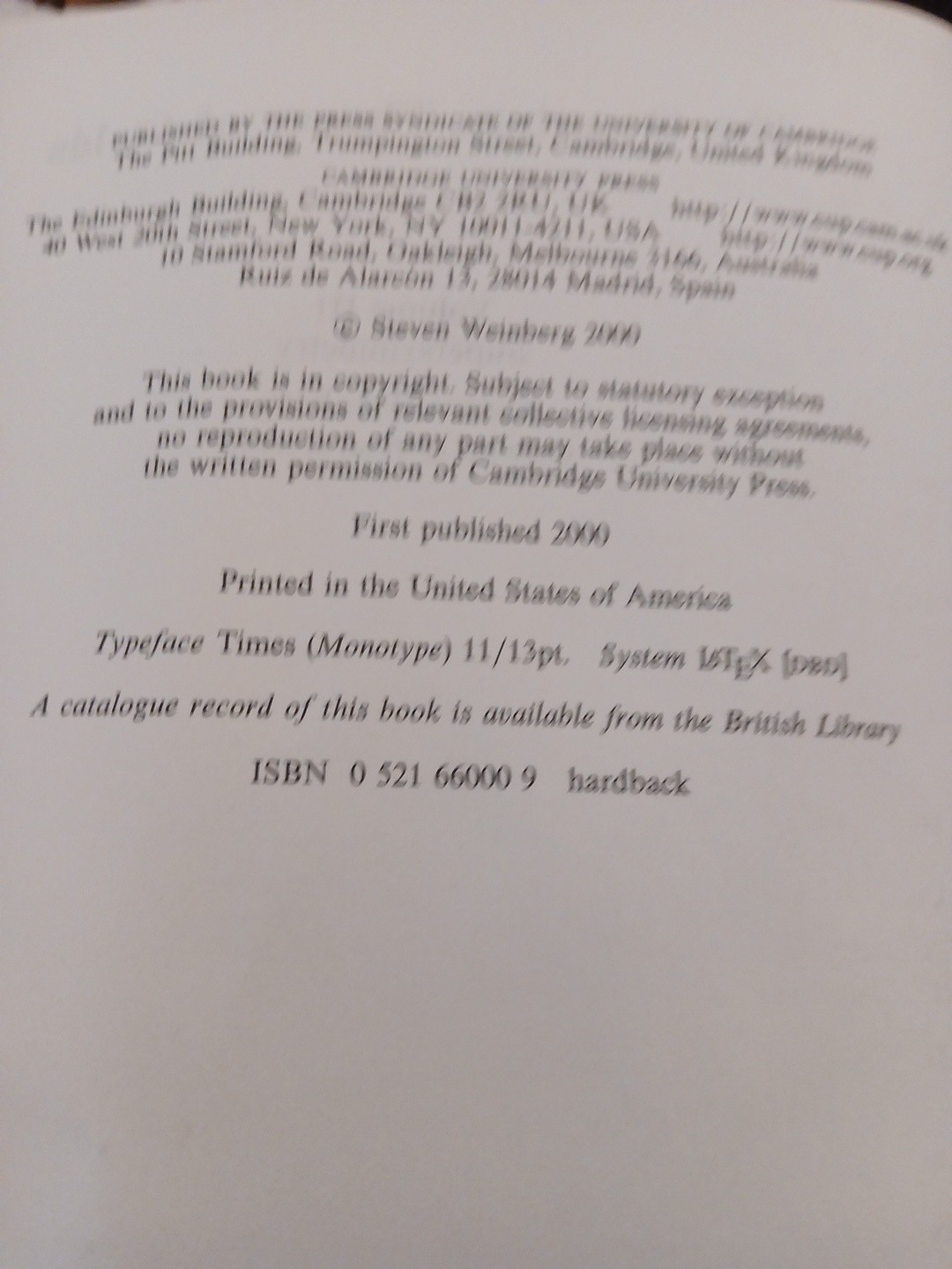 The Quantum Theory of Fields (The Quantum Theory of Fields 3 Volume HB/DJ