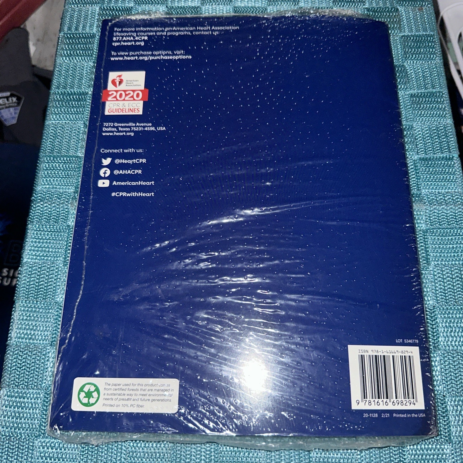 Heartsaver First Aid Student Workbook by American Heart Association (2021, Trade